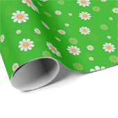 Floral Trendy Elegant Modern Wrapping Paper Cadeaupapier (Rol Hoek)