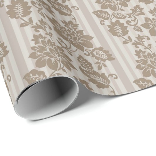 Floral Trendy Elegant Modern Wrapping Paper Cadeaupapier (Rol Hoek)