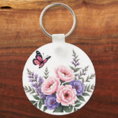 Floral trendy Sleutelhanger (Achterkant)