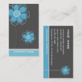 Floral Trendy Visitekaartje (Voorkant / Achterkant)