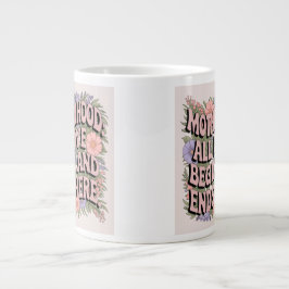 Floral Tribute: Moederschap Waardering Keramisch Grote Koffiekop