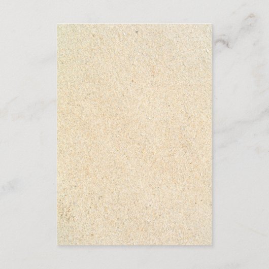 Floral Tropical Beach Bruiloft Veiligheidsmaatrege Informatiekaartje (Achterkant)