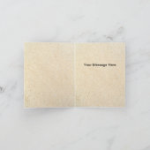 Floral Tropical Beach Weddenschap Hartelijk dank Bedankkaart (Binnen)