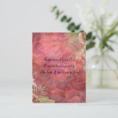 Floral Tropical Briefkaart Designer (Staand voorkant)