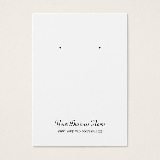 Floral Tropical Foliage verlaat een aangepaste dra Visitekaartje (Voorkant)