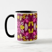 Floral Tropical Fruit Patterned Mok (Links)