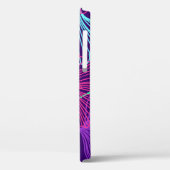 Floral Tropical Gingko Leaves background in neon c Case-Mate iPhone Case (Achterkant / Links)
