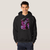 Floral Tropical Seamless Pattern Hoodie (Voorkant volledig)