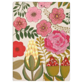 Floral Tropics Art Painting gepersonaliseerd klemb Klembord (Achterkant)