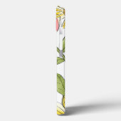 Floral tuinontwerp met witte achtergrond Case-Mate iPhone case (Achterkant / Links)