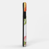 Floral tuinontwerp met witte achtergrond Case-Mate iPhone case (Achterkant/rechts)