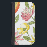Floral tuinontwerp met witte achtergrond galaxy s4 portefeuille hoesje<br><div class="desc">Dit ontwerp van de bloementjestuin is opvallend heldere kleuren tegen een bleke witte achtergrond,  waardoor de bloemen nog meer opvallen. Een geweldig schilderij dat kleur en schoonheid naar elke kamer kan brengen. Koop het voor jezelf,  of geef het aan een geliefde als cadeau!</div>