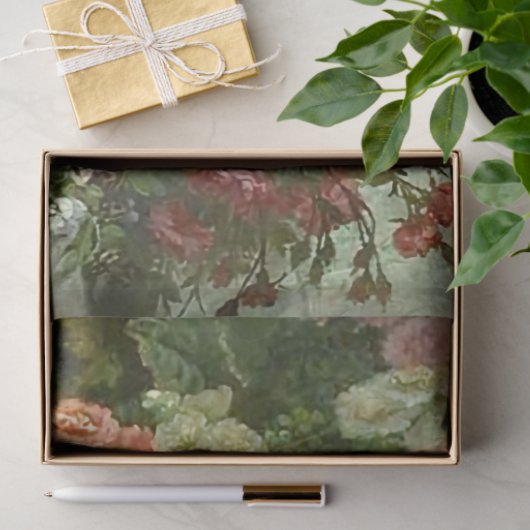 Floral tuinpapier tissuepapier (Geschenk)