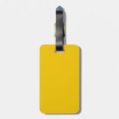 Floral Tulip Luggage Tag Bagagelabel (Achterkant verticaal)