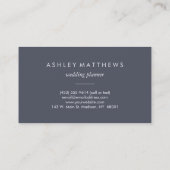 Floral Tulips Pattern Professional Visitekaartje (Achterkant)