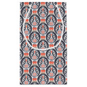 Floral Turkey Folk Art Pattern Klein Cadeauzakje (Achterkant)