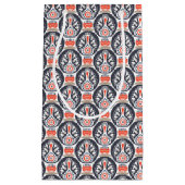 Floral Turkey Folk Art Pattern Klein Cadeauzakje (Voorkant)