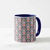 Floral Turkey Folk Art Pattern Mok (Voorkant rechts)