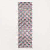 Floral Turkey Folk Art Pattern Yogamat (Voorkant)