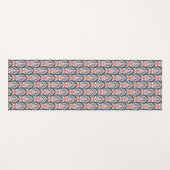 Floral Turkey Folk Art Pattern Yogamat (Voorkant (horizontaal))