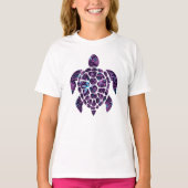 Floral Turtle T-shirt (Voorkant)