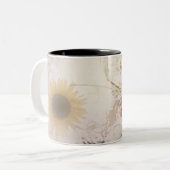 Floral Tweekleurige Koffiemok (Voorkant links)