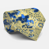 Floral tweezijdig overdag stropdas (Opgerold)