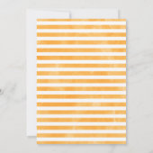 Floral Twins Two Little Pumpkins Baby shower Kaart (Achterkant)