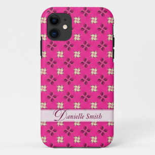 Floral Twist Pink Classic Pattern iPhone 5 Hoesje