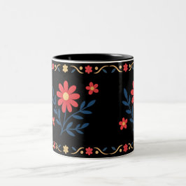 Floral Two-Tone Mok