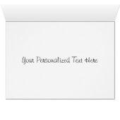 Floral Typografie Collage op zwarte Sjabloon (Binenzijde Horizontaal (Onderkant))