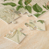 Floral  uilpuzzel met mooie rozen legpuzzel (Zijkant)