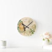 Floral  uilsklok met prachtige rozen ronde klok (Huis)