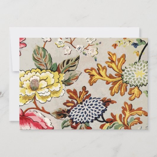 Floral Uitnodiging (Voorkant)