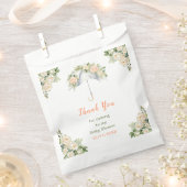 Floral Umbrella Baby shower Bedankzakje (Geknipt)