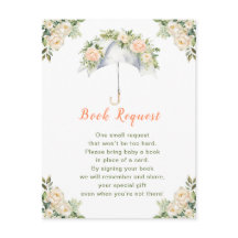 Floral Umbrella Baby shower Boek Aanvraag