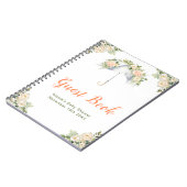 Floral Umbrella Baby Shower Guest Book Notitieboek (Linkerzijde)