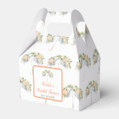 Floral Umbrella Bridal Shower Bedankdoosjes (Achterkant)