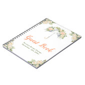 Floral Umbrella Bridal Shower Guest Book Notitieboek (Linkerzijde)