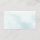 Floral Umbrella Rain Boots Diaper Raffle Ticket Informatiekaartje (Achterkant)