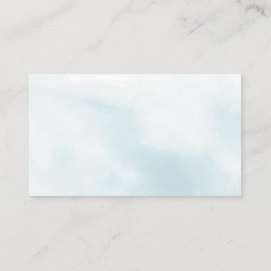 Floral Umbrella Rain Boots Diaper Raffle Ticket Informatiekaartje (Achterkant)