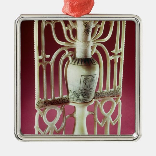 Floral unguent jar uit de tombe van metalen ornament (Voorkant)