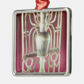 Floral unguent jar uit de tombe van metalen ornament (Links)