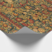 Floral Unicorn Motif Cadeaupapier (Hoek)