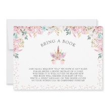 Floral Unicorn Princess brengt een boek mee