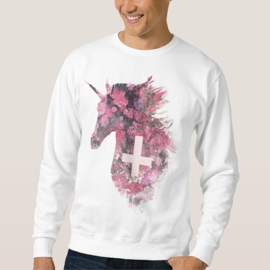 Floral Unicorn Trui (Voorkant)