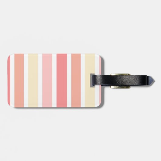 Floral Unicorn Turquoise Monogrammed Bagagelabel (Achterkant horizontaal)