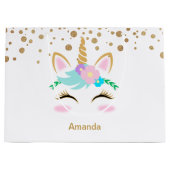 Floral Unicorns Groot Cadeauzakje (Voorkant)