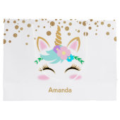Floral Unicorns Groot Cadeauzakje (Achterkant)