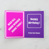 Floral Uniek Modern Elegant Collectie Kaart (Binnen)